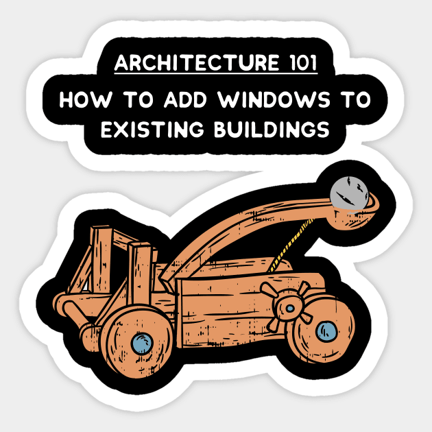 Architecture 101 Sticker by MGO Design